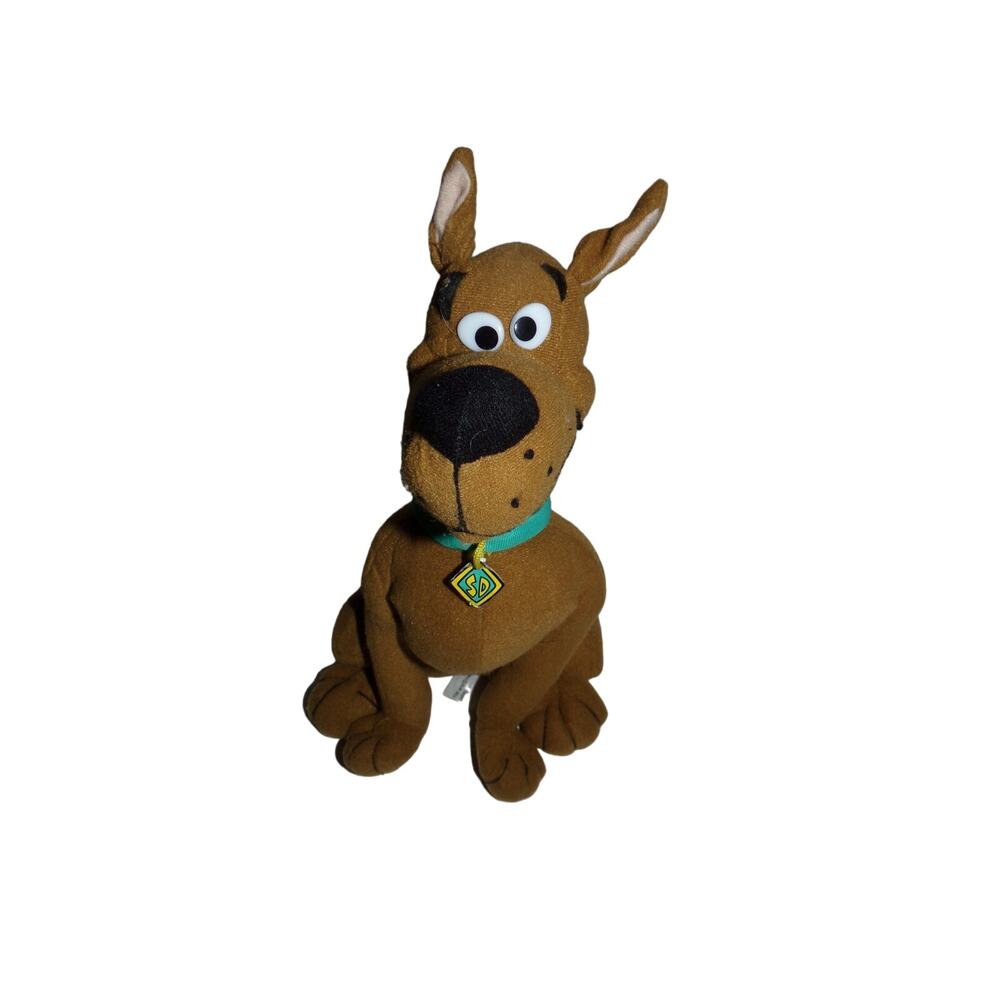 Official Hanna -Barbera Scoopy Doo 12" plush sitting long tag‎ dog tag